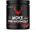 Abróchate - Woke - ALTO STIM Pre Workout - Mejor Tasting - Focus Nootropic, Bomba, Fuerza y Crecimiento, 30 Servimientos (Blood Raz)