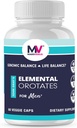 Suplemento de alivio de estrés MARS VENUS con litio Orotate Ashwagandha Saffron Berberine Rhodiola Bacopa Fulvic Minerals - Elemental Orotates Mood Support Capsules for Hombre - 60 Conde