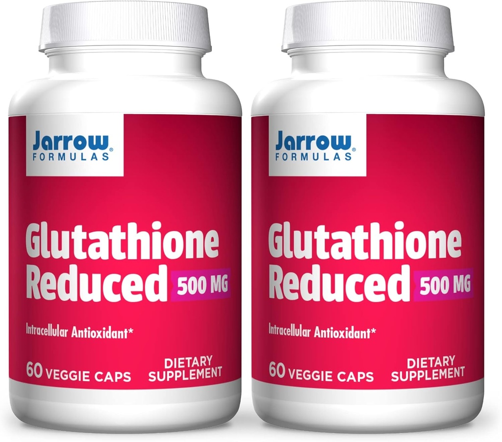 [BRSWIYITAADRCCY3] Fórmulas Jarrow - Glutathione Reducido 500 mg 60 caps (Pack of 2)