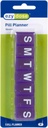 Ezy Dose Weekly (7-Day) Pill Organizer, Vitamin and Medicine Box, Media Compartments, Colores pueden variar, Made in the USA