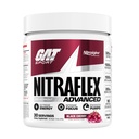 GAT SPORT Nitraflex Advanced Pre-Workout Powder, aumenta el flujo sanguíneo, aumenta la fuerza y la energía, mejora el rendimiento del ejercicio (Black Cherry, 30 servicios)