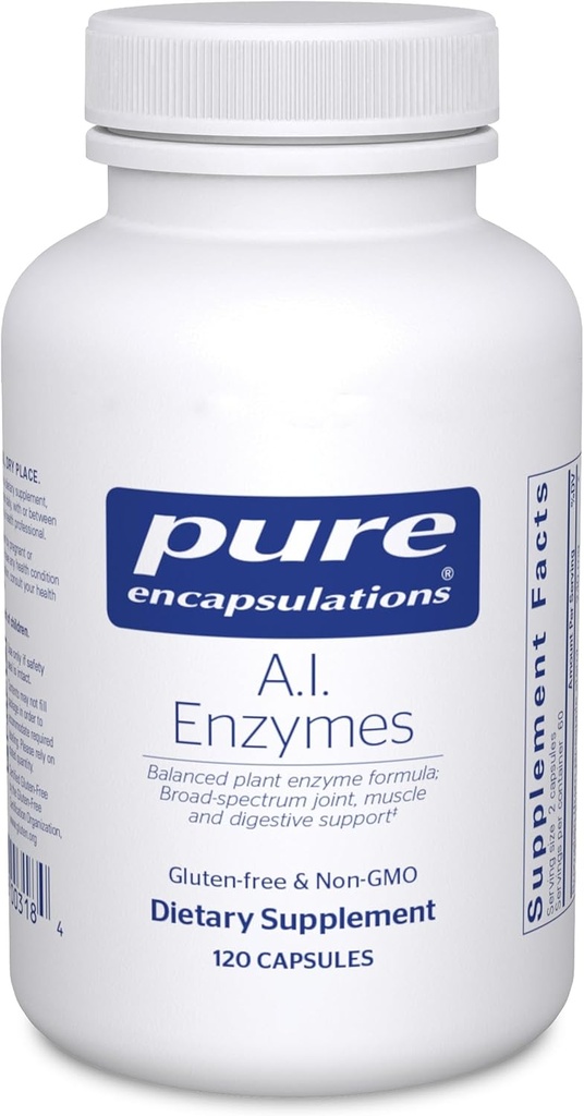 [BRSWIY34DIARYED6] Encapsulaciones puras A.I. Enzymes ← Enzyme Planta equilibrada Fórmula de Apoyo Conjunto, Musculo y Digestivo