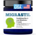 Básica Vigor Migrastil Soothing Neck " Hombro Crema - Acción rápida & Potente - Crema tópica no grasa (4 oz.) Made in The USA