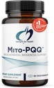 Diseños para Mitocondria Salud Fórmula energética con Bio-PQQ - Mito-PQQ Rhodiola + 20mg PQ (Pyrroloquinoline Quinone) Suplemento - Apoyos Biogenesis mitocondrial + envejecimiento saludable (60 cápsulas)