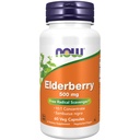 AHORA Suplementos de alimentos, Elderberry (Sambucus nigra)500 mg, 10:1 Concentrate, 60 cápsulas de verduras