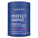 BodyHealth PerfectAmino Powder - BCAA and EAA Powder for Pre and Post Workout - Amino Acid Energy Drink for Hombres and Women to Support Lean Muscle and Recovery - Mixed Berry - 60 Servings