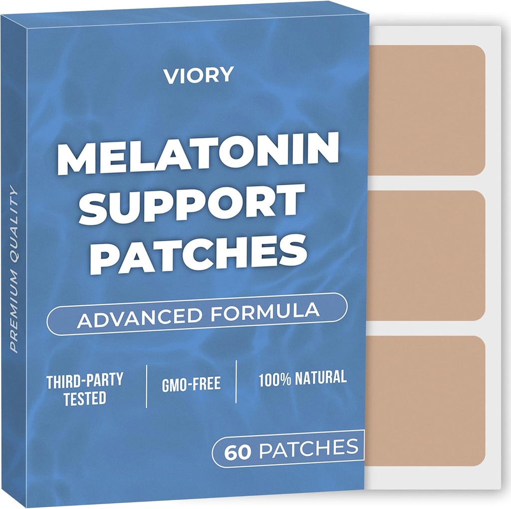Melatonin Sleep Patches for Adults Extra Strength ← Easy-to-Apply Sleep Patch with Valerian Silencio Relajarse > Despierta Refreshed ← Larga Noche Comodidad para Hombres & Mujeres