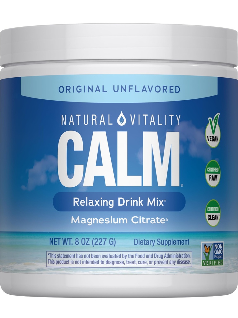 NATURAL VITALITY Original Calma Magnesium Drink Mix, 8 OZ
