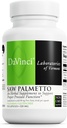 DAVINCI Laboratorios Saw Palmetto - Suplemento dietético para apoyar la función de salud próstata adecuada, necesidades premenstruales y lactancia* - con Saw Palmetto Extracto de Berry - Sin gluten - 90 cápsulas vegetarianas