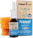 NaturaNectar - Bee Propolis Nasal Spray Saline Sinus Rinse & Relief - Própolis e Ingredientes brasileños puros - Sensación suave y sin quemar - Nasal Guardian - Apicultura ética - 1 FL Oz - 1 paquete