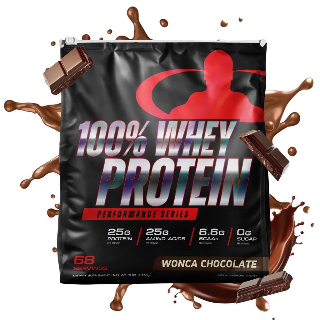 Goliath Labs 100% Whey Protein, Cold Filtered Whey Protein - Rapid Amino Acid Delivery - Natural Coco for a Rich Chocolate Flavor - Tub Weighs 5 Pounds, Contains 68 Servings
