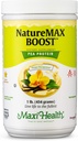 NatureMax BoostTM Pea Protein Powder - Reemplazo de la comida suplementaria - 20g Proteína Por Servir - Natural Vainilla Flavor - Kosher Vitamina - 1lb