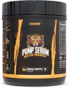 Suplementos enormes Bomba Serum, Stim Free Pre Workout y Nitric Oxide Booster para mejorar Focus, Bombas, Fulness con No Caffeine, L-Citrulline, GlycerPump, L-Tyrosine, Nitrosigine (Pineapple Tropical)