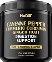Cayenne Pepper Capsules con Ritmo de Curcumina Turmérica, Ginger Root, Berberine HCl & More - Sistema de Apoyo Inmunitario, Digestión, Salud Conjunta & Salud Corporal - 150 cápsulas