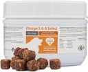 Proyecto Paws Omega 3-6-9 Select Fish Oil for Dogs - Krill Oil Skin and Coat Supplement - 60 Count