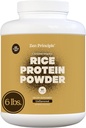 Principio Zen Orgánica Marrón Rice Proteína 6 LB. USDA Certified Organic. Sin sabor. No GMO Vegan.