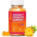 UniVitaSion Vaginal Probiotics Gummies for Women, 50 Billion CFUs - PH Balance, Odor Vaginal, Vaginal Flora, Tratamiento de Infección por la Levadura para Mujeres, Vitamina C para Salud Inmuna, Hawai Pineapple Flavor