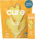 Cure Hydration ¦ Plant-Based Electrolyte Drink Mix Silencio No Añadido Sugar Silencio FSA-HSA ← Dehydration Relief Powder Hecho con Coconut Water Silencio No-GMO Silencio Vegan Silencio Pouch of 14 Packets - Ginger Turmeric