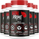 Vital Prime para Hombres, Fórmula Avanzada, Suplemento dietético cápsulas de apoyo para 5 meses, Pack de 5