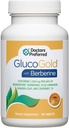 DOCTORS PREFERADO GlucoGold con bereberina, canela concentrada, cromo, extracto de hoja de Banaba (90 Tabletas)