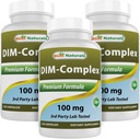 Mejores Naturales Complejo DIM 100 mg 120 cápsulas (120 Conteo (Pack of 3))