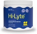 Hi-Lyte Keto K1000 Electrolyte Powder ¦ Lemonade ← Hydration Suplemento Bebida Mezcla ¦ Boost Energy " Beat Leg Cramps Silencio No Sugar, No Maltodextrin ← 50 Servings