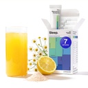 Ayuda al sueño Polvo - Bebida calmante para el sueño profundo con Safrón Liposomal, Magnesium & PharmaGABA Suplemento natural libre de melatonina para reducir el estrés y mejorar la calidad del sueño Chamomile Lemonade 7 Sticks