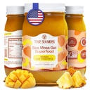 TrueSeaMoss Wildcrafted Irish Sea Moss Gel - Seamoss, Gut Health & Antioxidant Soportes - Made in USA (Mango/Pineapple, Pack of 1)