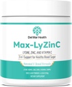 Max-LyZinC tóxico L-Lysine 1100 mg + Zinc 6 mg + Vitamina C 100 mg - 3-en-1 Suplemento para mantener el azúcar en la sangre Ya en el rango saludable - Una botella por día