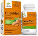 Terry Naturalmente CuraMed 750 mg - 60 Softgels - Absorción Superior BCM-95 Suplemento de la Curcumina, promueve la respuesta saludable de la inflamación - No GMO, libre de gluten, Halal - 60 Servimientos
