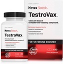 Novex Biotech Testrovax, Mejor Booster de Testosterona para Hombre - T Booster - Fenugreek & Ashwagandha - Aumentar los niveles de testosterona en 12 días*, suministro de 30 días