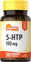 Sundance 5-HTP 100mg ← 50 Capsules ← 5 Hydroxtryptophan  Non-GMO & Gluten Free Supplement