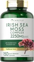 Carlyle Irish Sea Moss Capsules 2250mg ← 150 Cuenta ← Complejo Fórmula con Bladderwrack " Burdock Root ← Non-GMO " Gluten Free