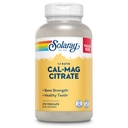 Solaray Calcium Magnesium Citrate 1000mg 1:1 Ratio, Bone Strength Suplemento, Muscle, Nerve y Bone Health Support, Chelated for High Absorption, 60-Day Guarantee, 45 Servings, 270 VegCaps