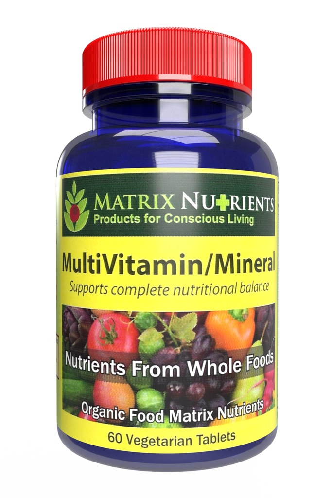 MULTIVITAMIN - Mineral - 100% Orgánica, Alimento completo, MultiVitamina completa - Grande para la salud diaria, estilo de vida y más: vitamina A, vitamina C, vitamina D, vitamina E y mucho más!