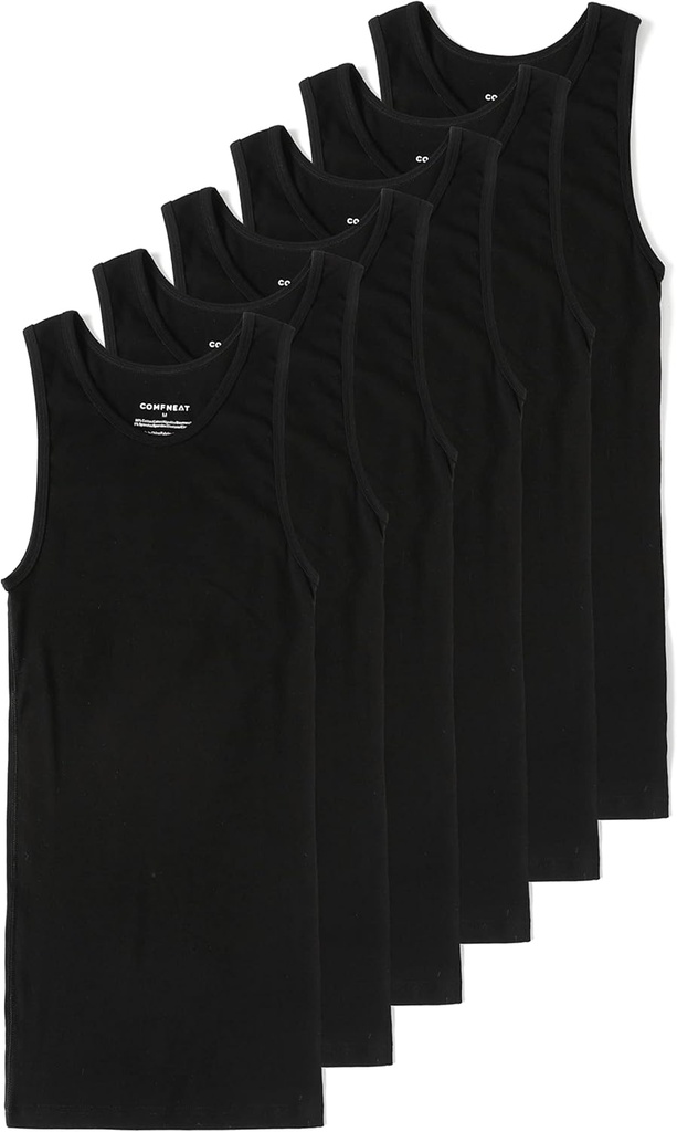 Camisetas de 6 patas para hombres Camisetas de 6 patas Tight Fit Tank Tops Cotton Spandex