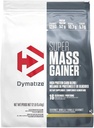 Dymatize Super Mass Gainer Protein Powder, Gourmet Vanilla, 52g Protein, 1g Creatine, 1280 Calories, 10.7g BCAAs, 245g Carbs, Contiene Whey Protein Powder, Isolate y Casein, Total 16 Servimientos