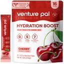Venture Pal Sugar Free Electrolyte Powder Packets - Liquid Daily IV Drink Mix for Rapid Hydration " Party Recovery TEN 5 Vitaminas " 7 Electrolytes Anterior Keto Friendly ← Non-GMO TEN Certified Vegan TEN 16 Sticks