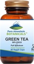 Cápsulas de té verde - 90 Cápsulas de Kosher Vegan con 450 mg de espectro completo orgánico y extracto de té verde puro