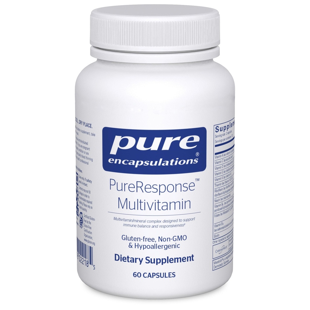 PureEncapsulations PureResponse Multivitamin ← Support for Immune Balance and Responsiveness ← 60 Capsules