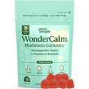 Plant People WonderCalm Mushroom Gummies - Natural Ashwagandha Suplemento de Ease Stress " Boost Mood for Adults Without Sugar, Gluten or Artificial Colors, Vegan-Friendly, Peach Flavor (Tamaño de Trial)