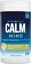 Natural Vitality Calm Mind, Magnesium Citrate + L-Theanine Powder, soporta una respuesta saludable al estrés, Gluten Free & Vegetarian, Honey Chamomile, 12 oz.