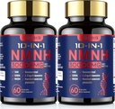 NMNH (Dihidronicotinamide Mononucleotide), 1000mg Por Serving NAD High Purity Supplement Alternative, 120 Capsules Gluten Free, Non-GMO, for Anti-Aging, Energy, Focus - 60 Servings