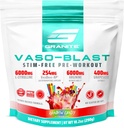 Suplementos de granito Vaso Blast, Rainbow Candy Flavor, Stimulant-Free Pre Workout para Hombres con Extracto Grapeseado, Arginine Nitrite, " VasoDrive-AP para Max Pump (20 Servings)