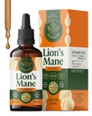 HERBAMAMA Lions Mane Tincture - Vegan Focus &amp; Nerve Support with Lion's Mane Mushroom Extract - Hericium Erinaceus Brain Support Suplemento - Non-GMO, Alcohol &amp; Sugar-Free - 84-Day Supply