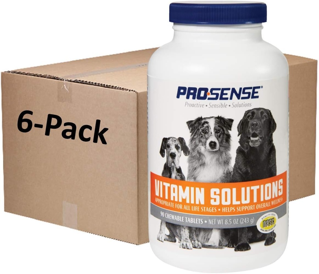 [BRSWYEA7O4GQYALB] ProSense Vitamin Solutions Tablas de productos para perros