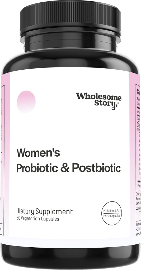 Postbiótico y Probióticos para Mujeres Salud Digestiva & Suplementos Nutricionales Vaginales TEN 20 Billones CFU TEN 10 Billones CFU Per Capsule TEN 8 Estragos Únicos Por Servir Silencio Delayed Liberación Silencio 30 Serviciones