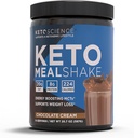 Keto Science Keto Shake Powder – Chocolate Meal Reemplazo con MCT Oil, Collagen, Protein – Keto Diet Suplemento para la Pérdida de Peso – 14 Servimientos