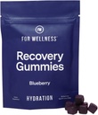 Para Wellness Recovery Gummies Hydrate ¦ Blueberry Electrolyte & Antioxidant Suplementos para la hidratación, energía " Post-Workout Performance ¦ Vegan, Non-GMO, 30 Conde