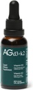 AG1 Vitamina D3 K2 gotas, 1000IU de vitamina D3 y 100mcg de K2 por servidumbre, soporta densidad ósea y absorción de calcio (verde atlético)